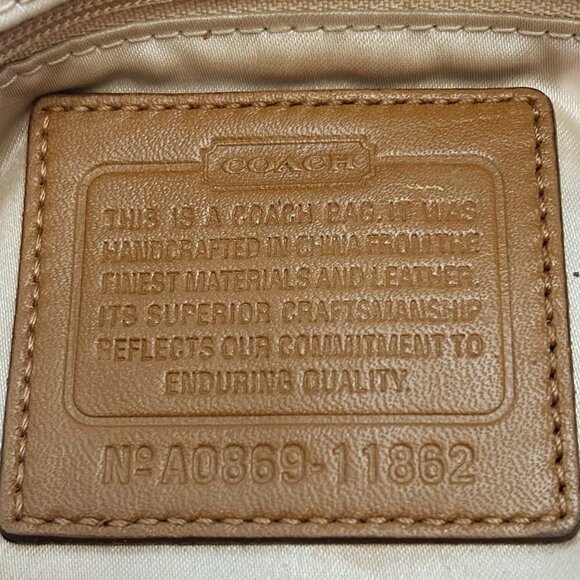 COACH Soho Signature Pocket Shoulder Bag, style number A0869‑11862 Y2K - Picture 4 of 16